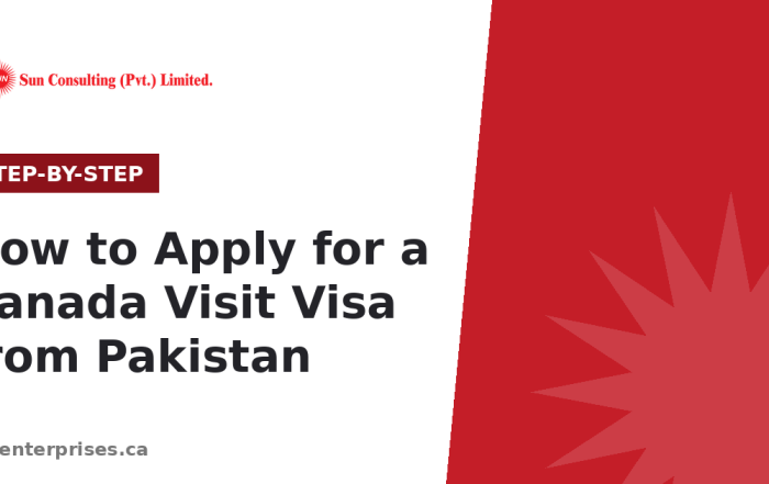 apply canada visit visa from pakistan
